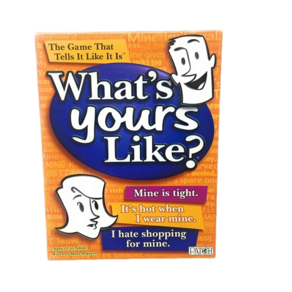 What's Yours Like? Party Game by Patch Fun Family & Friends Word Guessing Game - Picture 1 of 5
